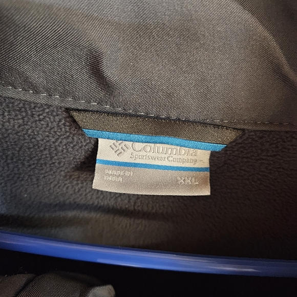 MSRP $115 Columbia Ascender Softshell Front-zip Jacket Grey Men's Size XXL - Picture 4 of 7